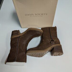 Oasis Society Women's Rider Boots w/ Buckle Sz 9